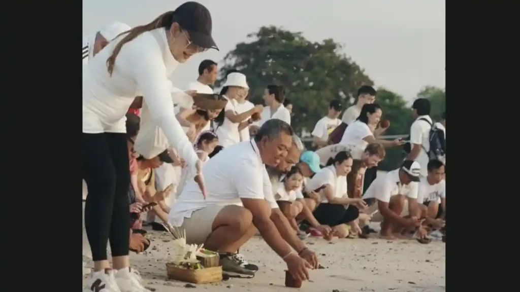 Peringati World Turtle Day, Ratusan Tukik Lekang Dilepas liarkan di Pantai Sanur